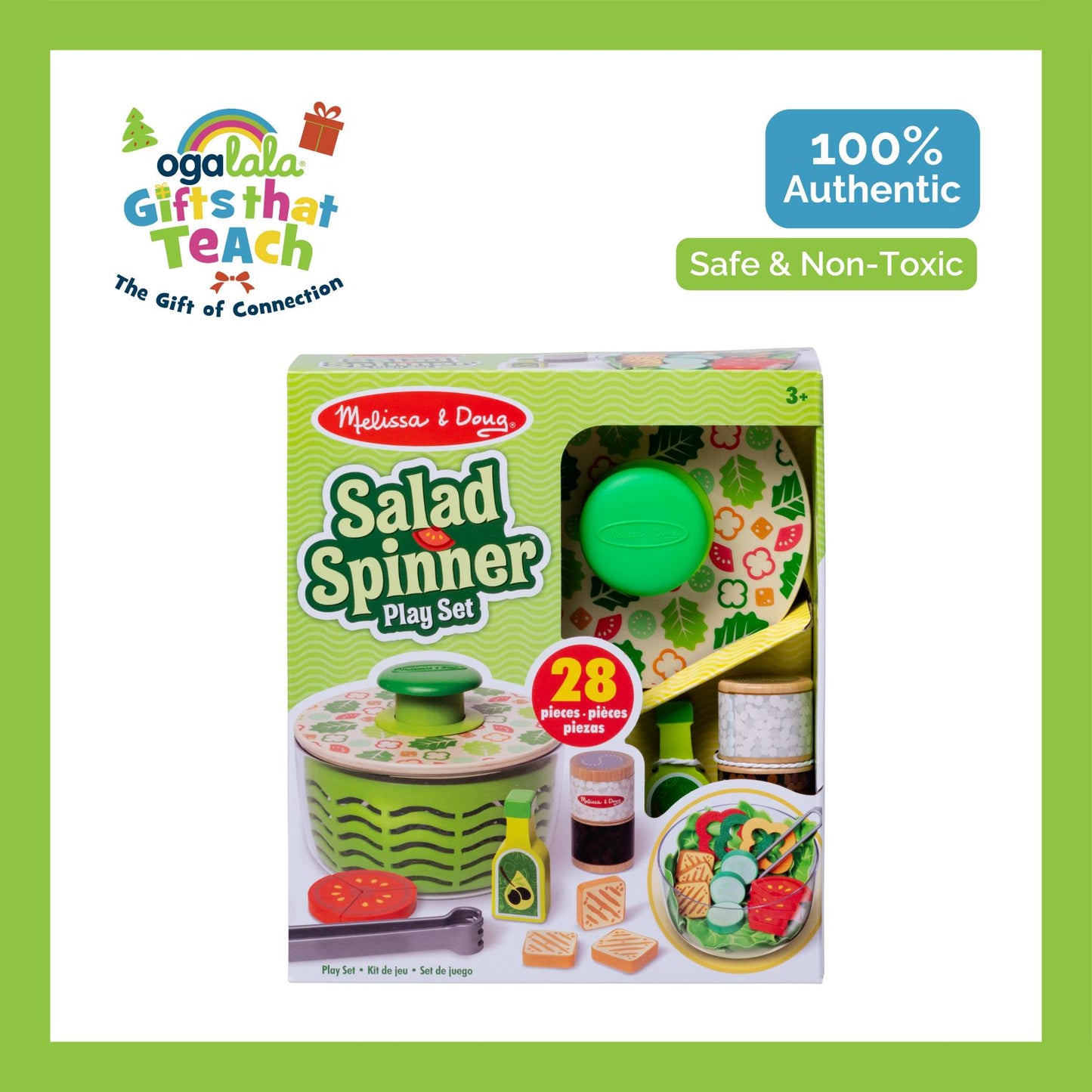 Melissa & Doug Spin & Chop Salad Spinner