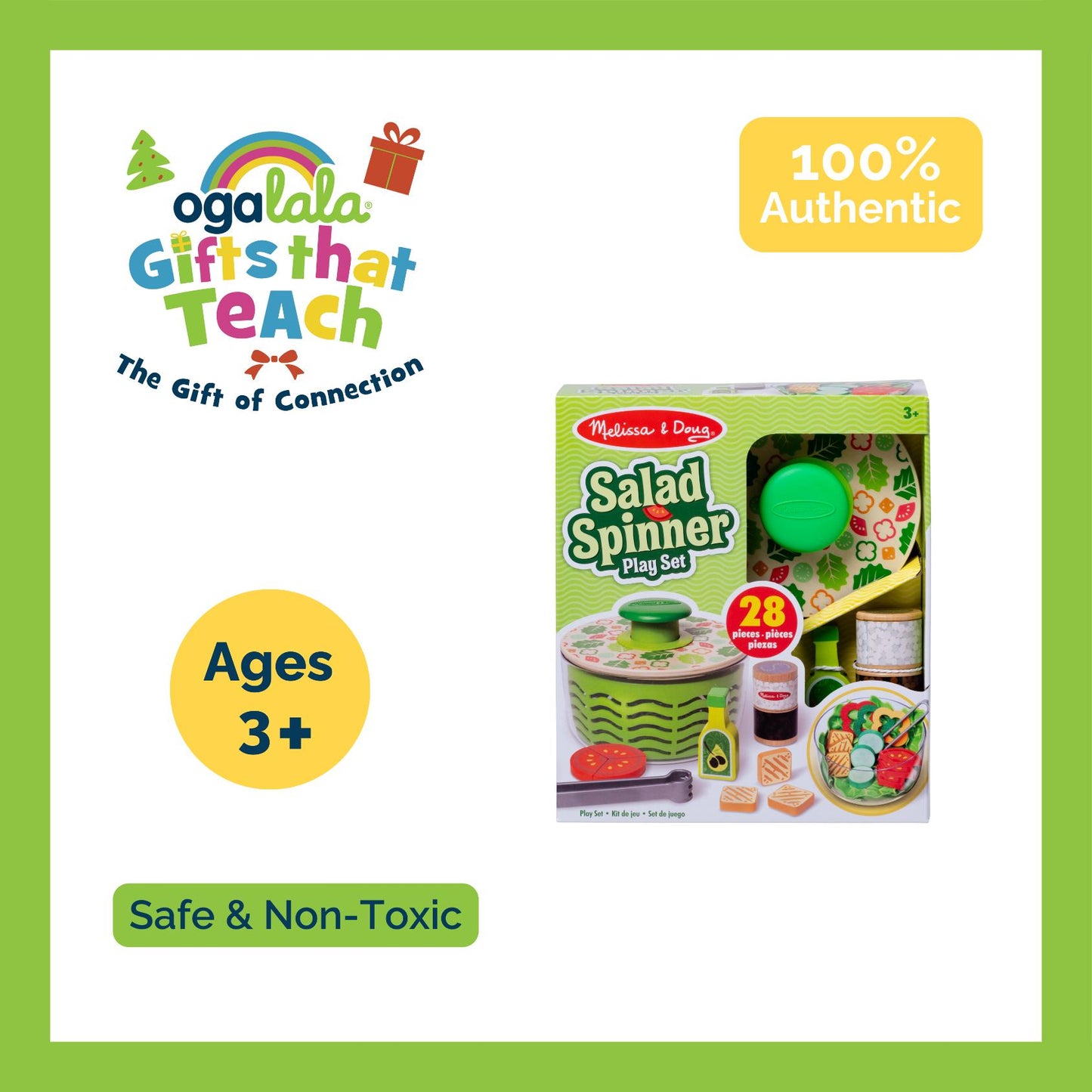 Melissa & Doug Spin & Chop Salad Spinner