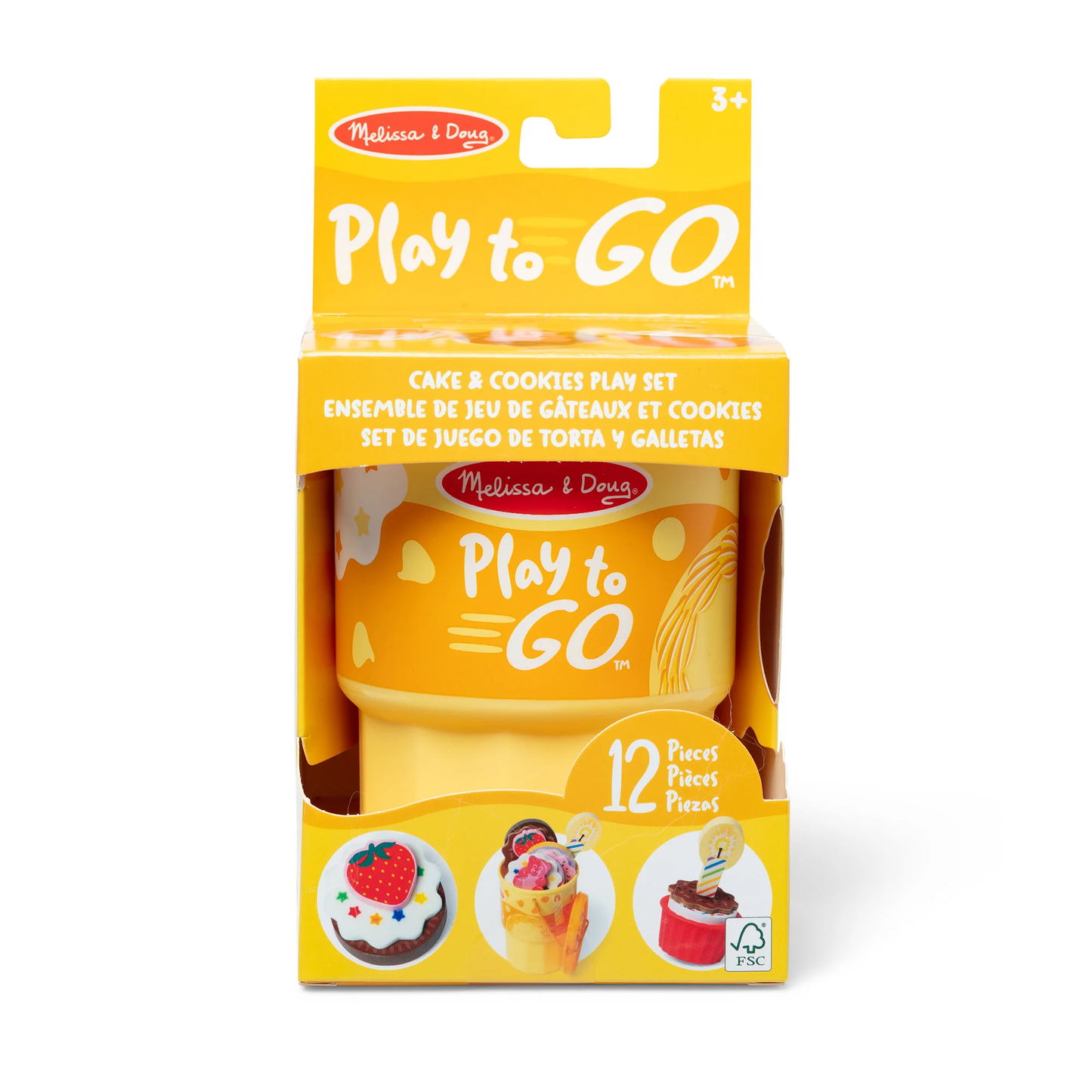 Melissa & Doug Play to Go Cup Cake & Cookies Play Set