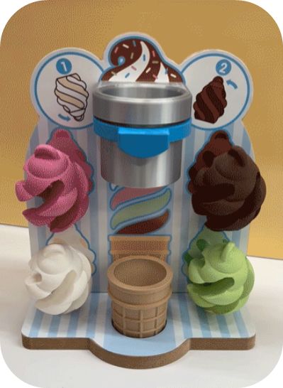 Melissa & Doug Swirl & Serve Ice Cream Play Set