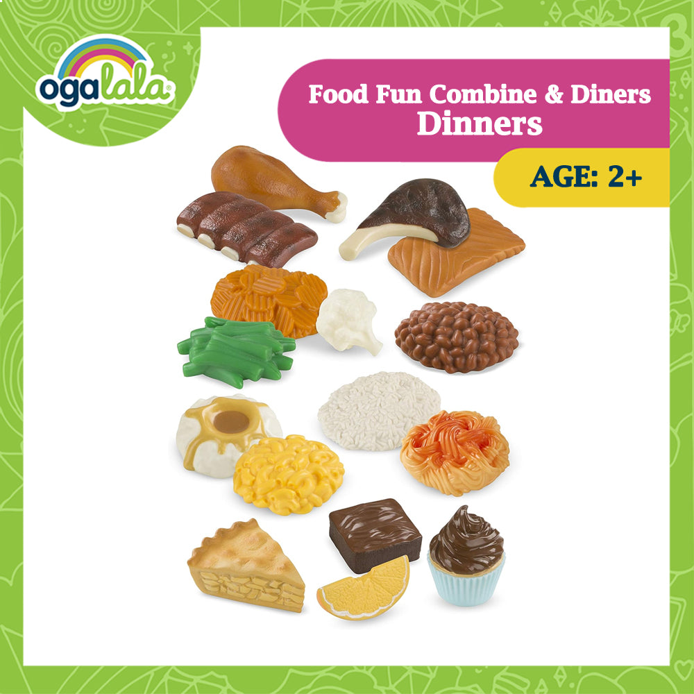 Melissa and Doug Food Fun Combine & Dine Dinners - Blue