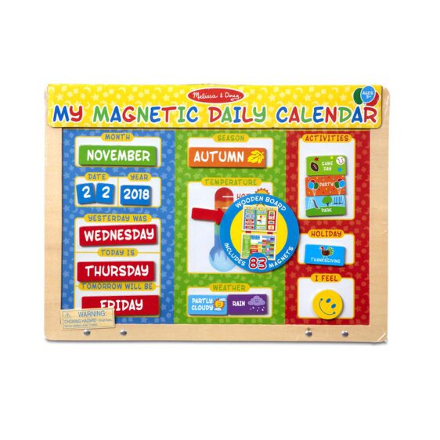 MELISSA & DOUG Magnetic Activities - My Daily Calendar