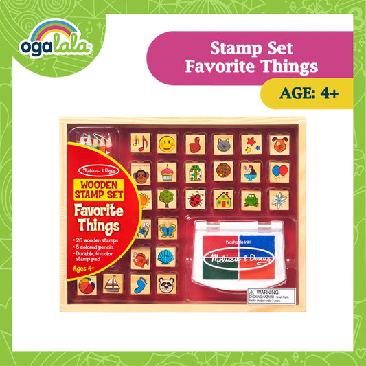 Melissa and Doug - Stamp Set-Favorite Things