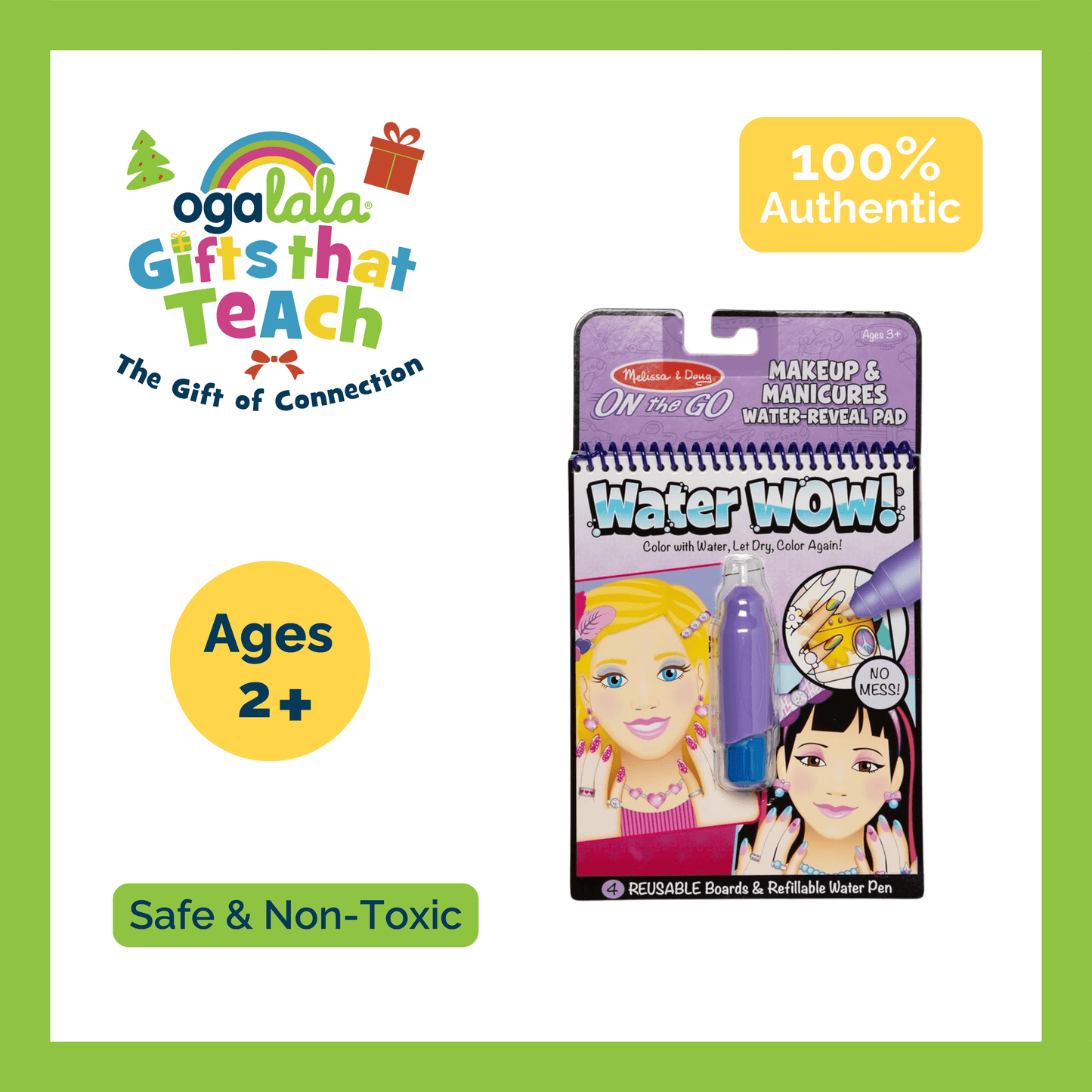 MELISSA & DOUG Water Wow Make Up & Manicures