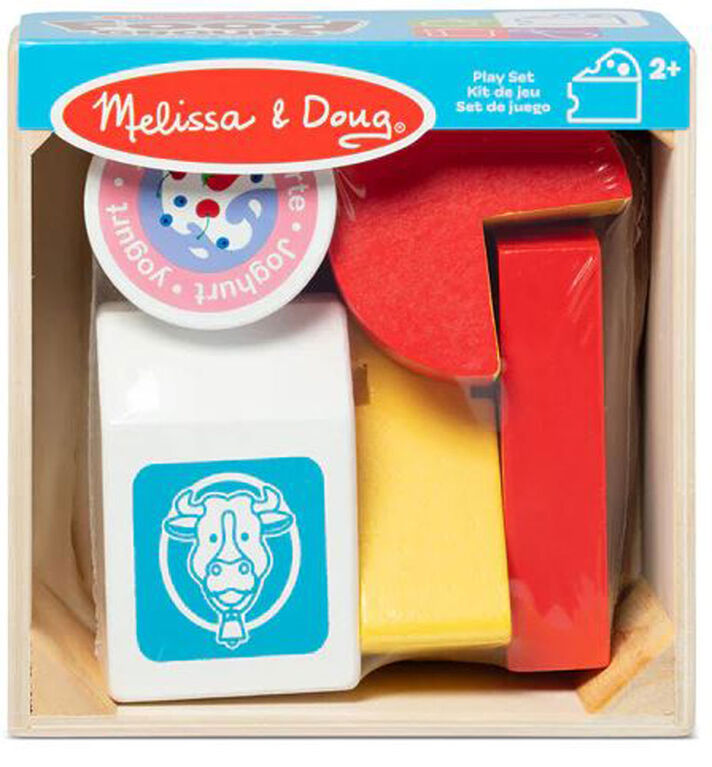 Melissa and Doug Wooden Food Groups Play Set - Dairy