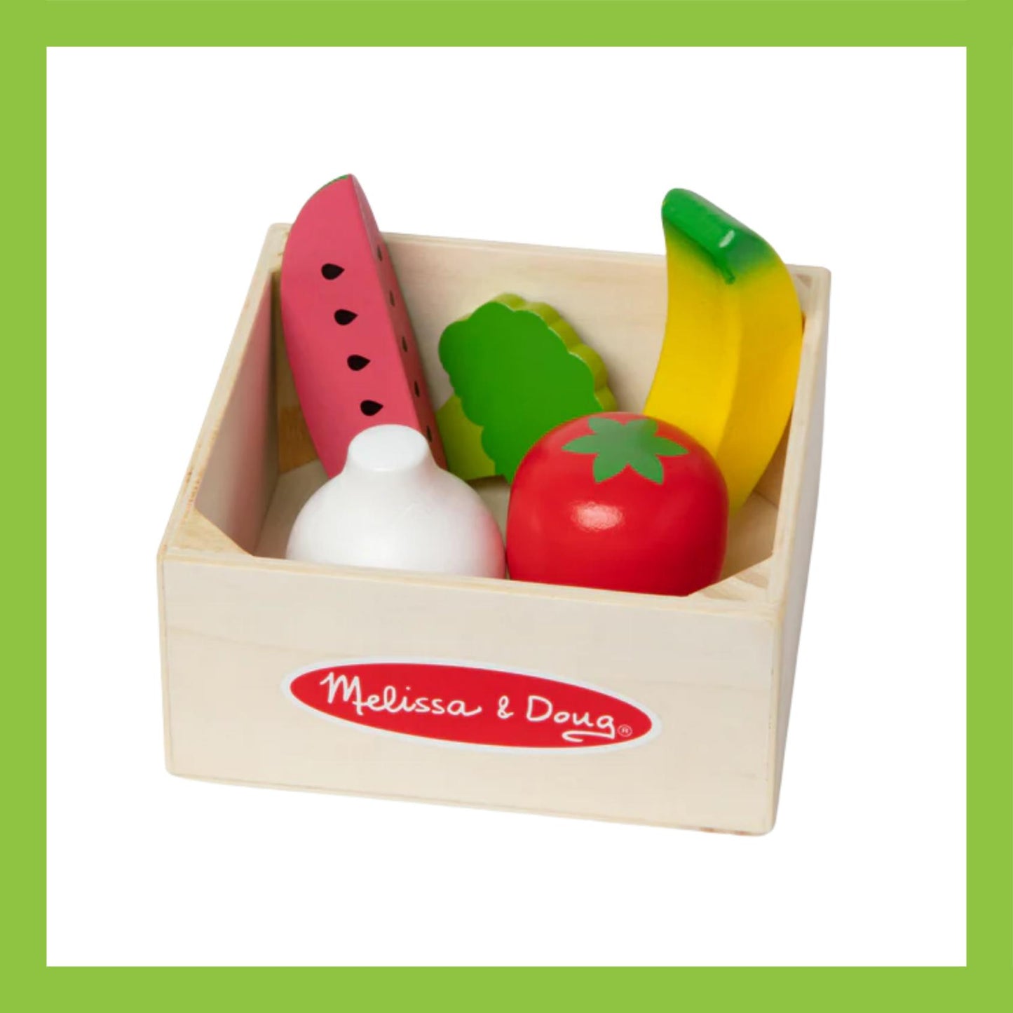 Melissa and Doug Wooden Food Groups Play Set - Produce