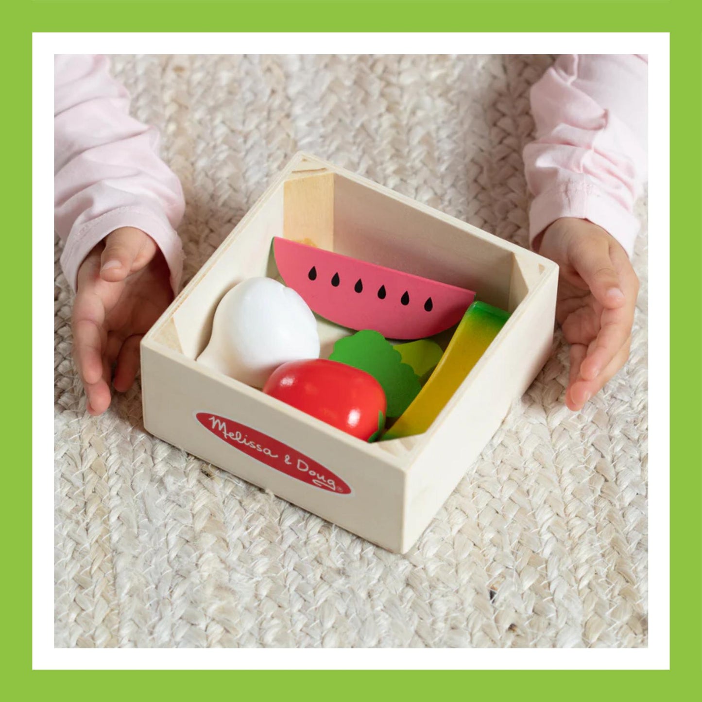 Melissa and Doug Wooden Food Groups Play Set - Produce