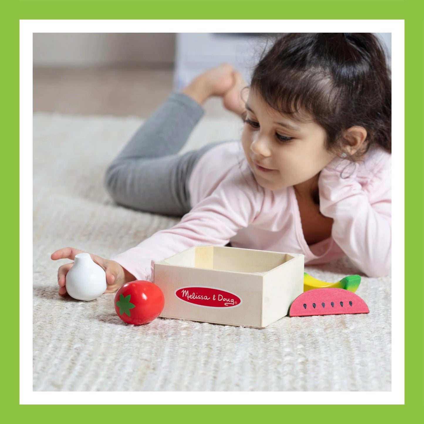 Melissa and Doug Wooden Food Groups Play Set - Produce