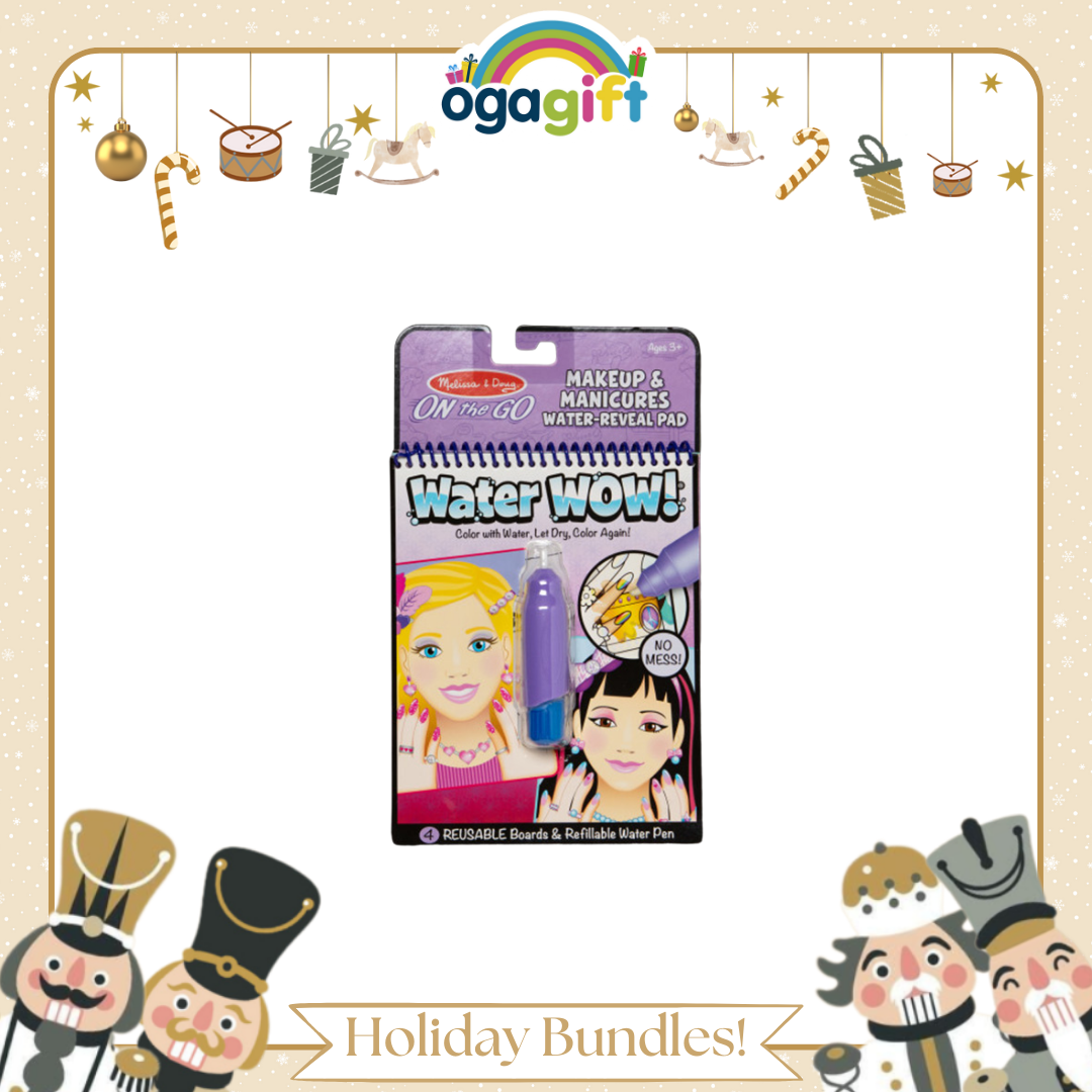 Ogagift Bundle Water Wow Make Up & Manicures + POP-OUT PACK,MER-CREATURE,18PK