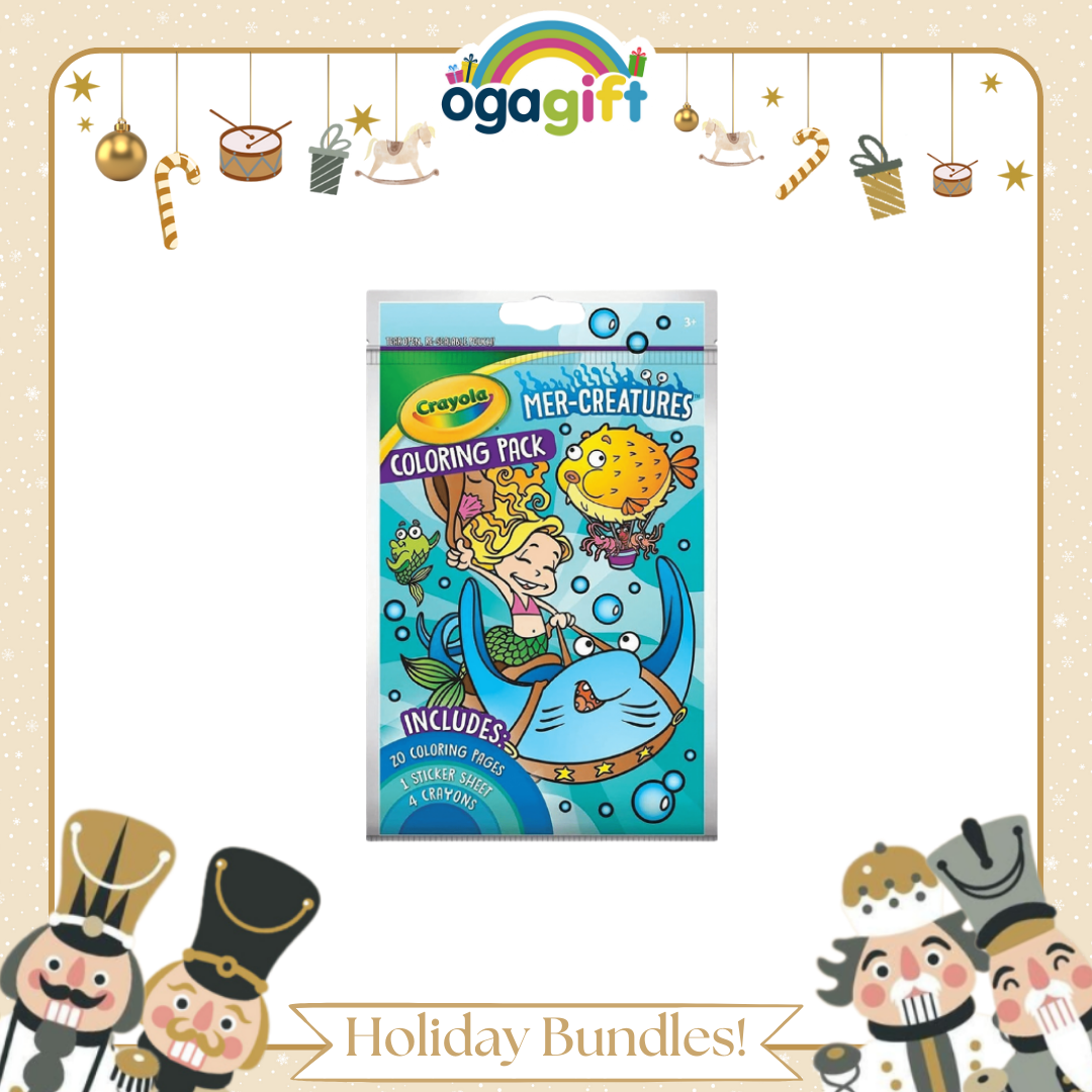 Ogagift Bundle Water Wow Make Up & Manicures + POP-OUT PACK,MER-CREATURE,18PK