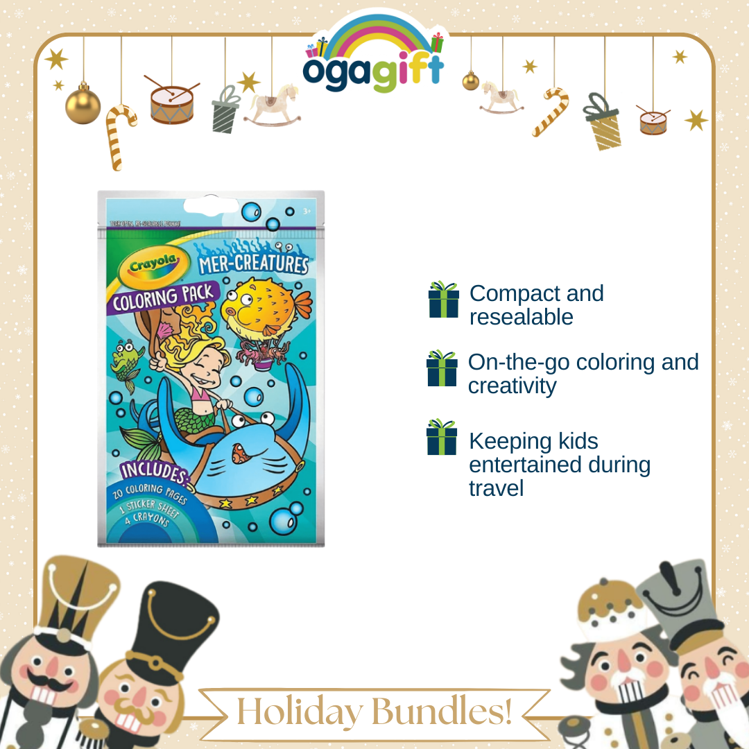 Ogagift Bundle Water Wow Make Up & Manicures + POP-OUT PACK,MER-CREATURE,18PK