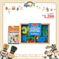 Ogagift Bundle Magnetic Wooden Alphabet + Water Wow Numbers