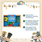 Ogagift Bundle Magnetic Wooden Alphabet + Water Wow Numbers