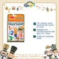 Ogagift Bundle Magnetic Wooden Alphabet + Water Wow Numbers