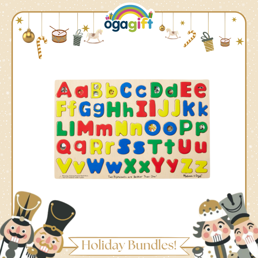 Ogagift Bundle Upper And Lower Case Alphabet + MI Who Am I?
