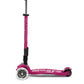 Maxi Micro Deluxe Foldable Berry Red LED Scooter