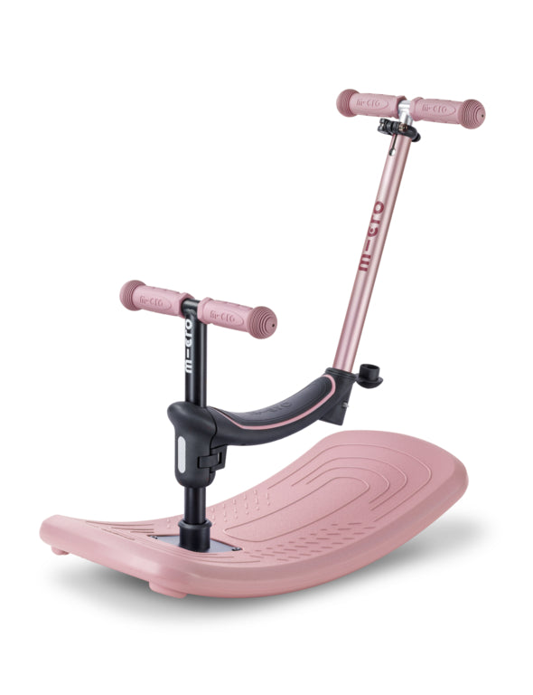 Mini Micro Deluxe Rock & Go LED Dusty Rose Scooter