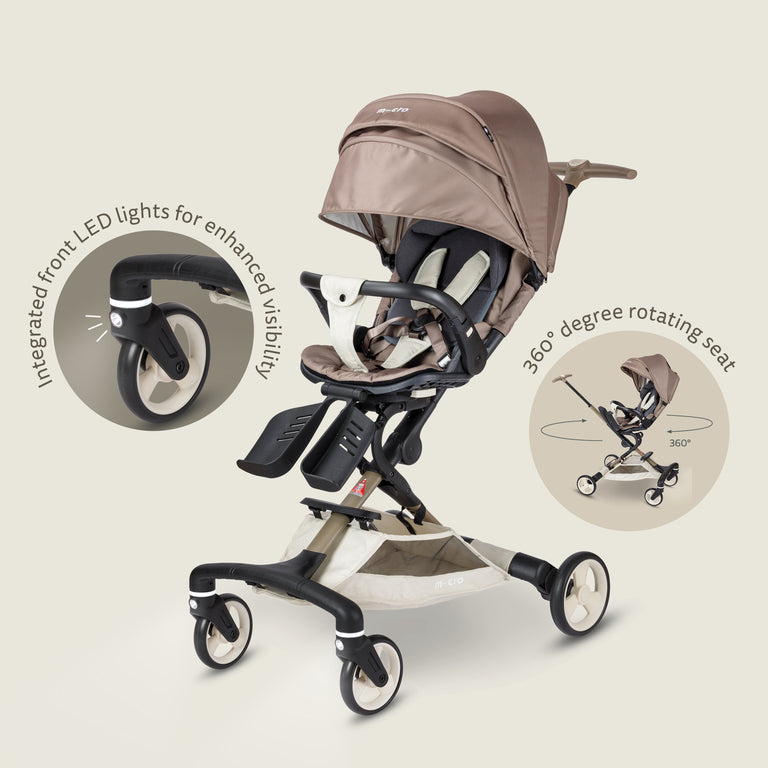 Micro Baby Cruiser 360 Latte Stroller