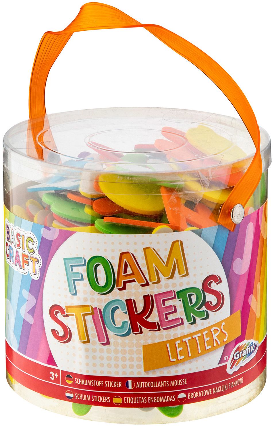 MOXY FOAM STICKERS, 2ASS, NUMBERS / LETTERS