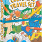 MOXY COLOURING TRAVEL SET, 2 BOOKS WITH 30 SHEETS/60 DESIGNS