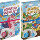 MOXY COLOURING TRAVEL SET, 2 BOOKS WITH 30 SHEETS/60 DESIGNS