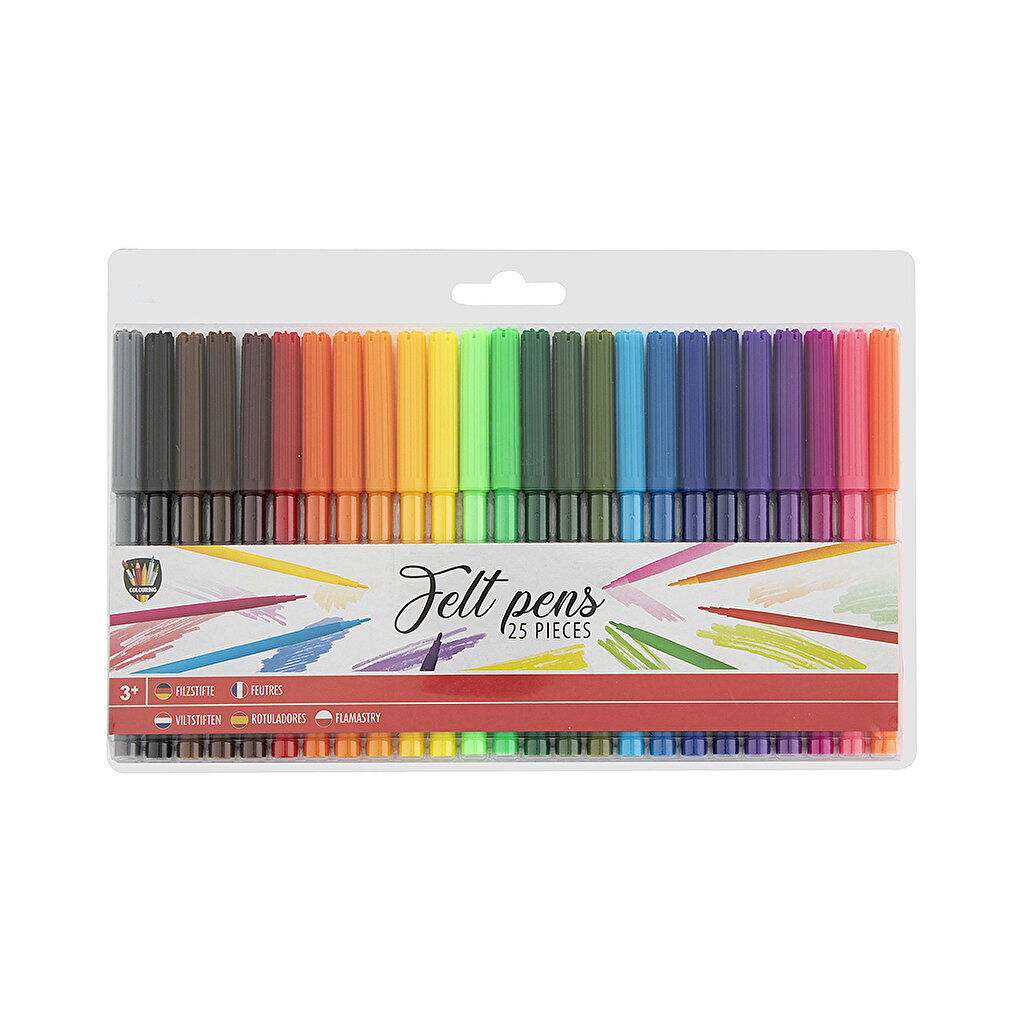 MOXY FELT PENS, 25PCS