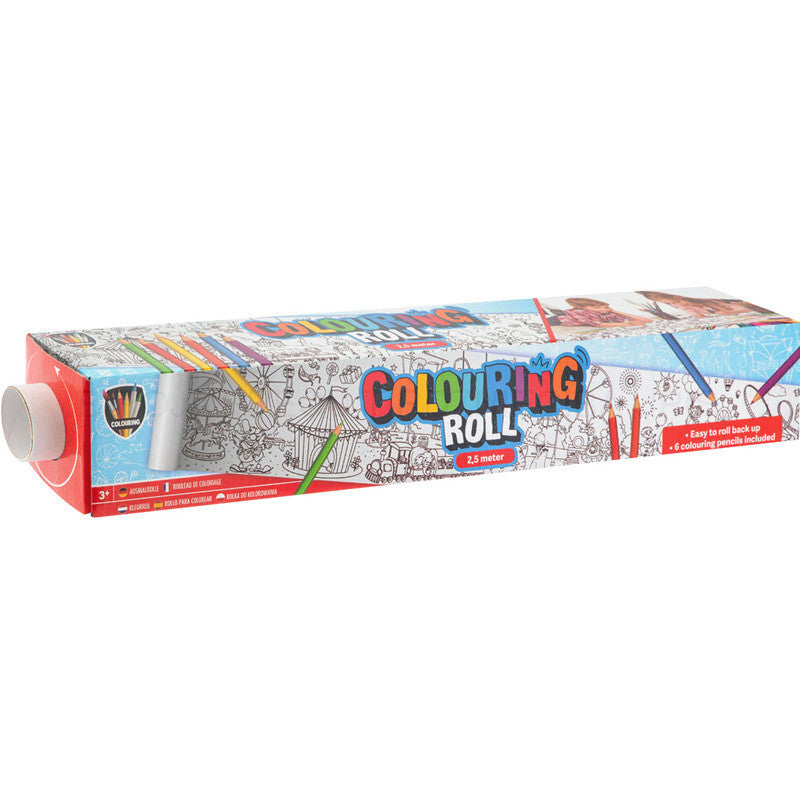 MOXY COLOURING ROLL WITH PRINT 2.5MX42CM