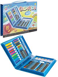 MOXY COLOURING SET, 28X21CM ,80 PCS