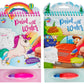 MOXY PAINT WITH WATER, 23X14CM, 5 SHEETS, INCL PEN, 2ASS