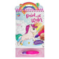 MOXY PAINT WITH WATER, 23X14CM, 5 SHEETS, INCL PEN, 2ASS