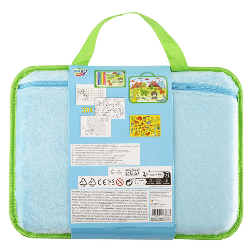 MOXY TRAVELTRAY INCL. COLOURING & ACTIVITY BOOK