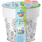 MOXY PYO FLOWERPOT Ø11.5CM INCL 4 PAINTS, 1 BRUSH