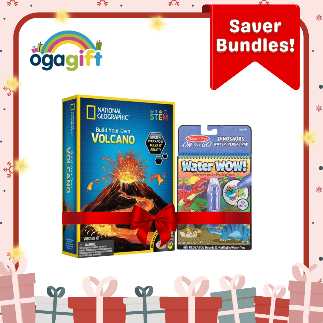 Gift Set - Nat Geo Volcano Science & Melissa & Doug Color Fun Kit 1