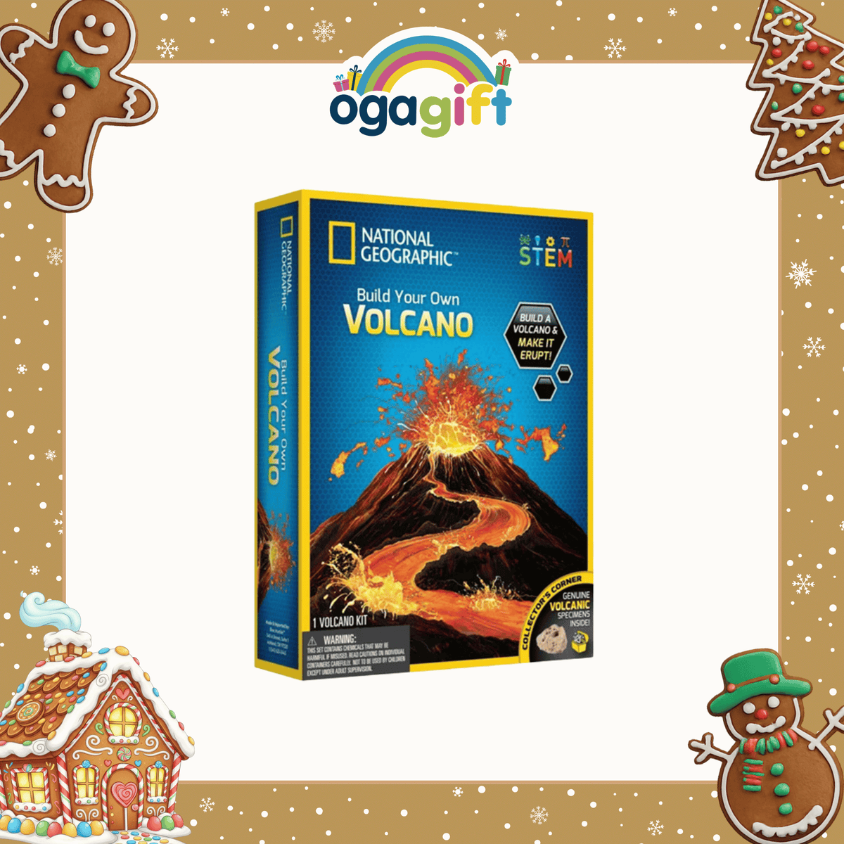 Gift Set - Nat Geo Volcano Science & Melissa & Doug Color Fun Kit 1
