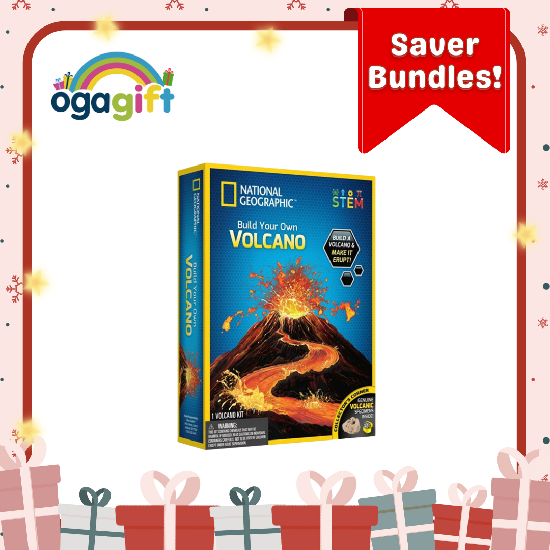 Gift Set - Nat Geo Volcano Science & Crayola Color Fun Kit 3