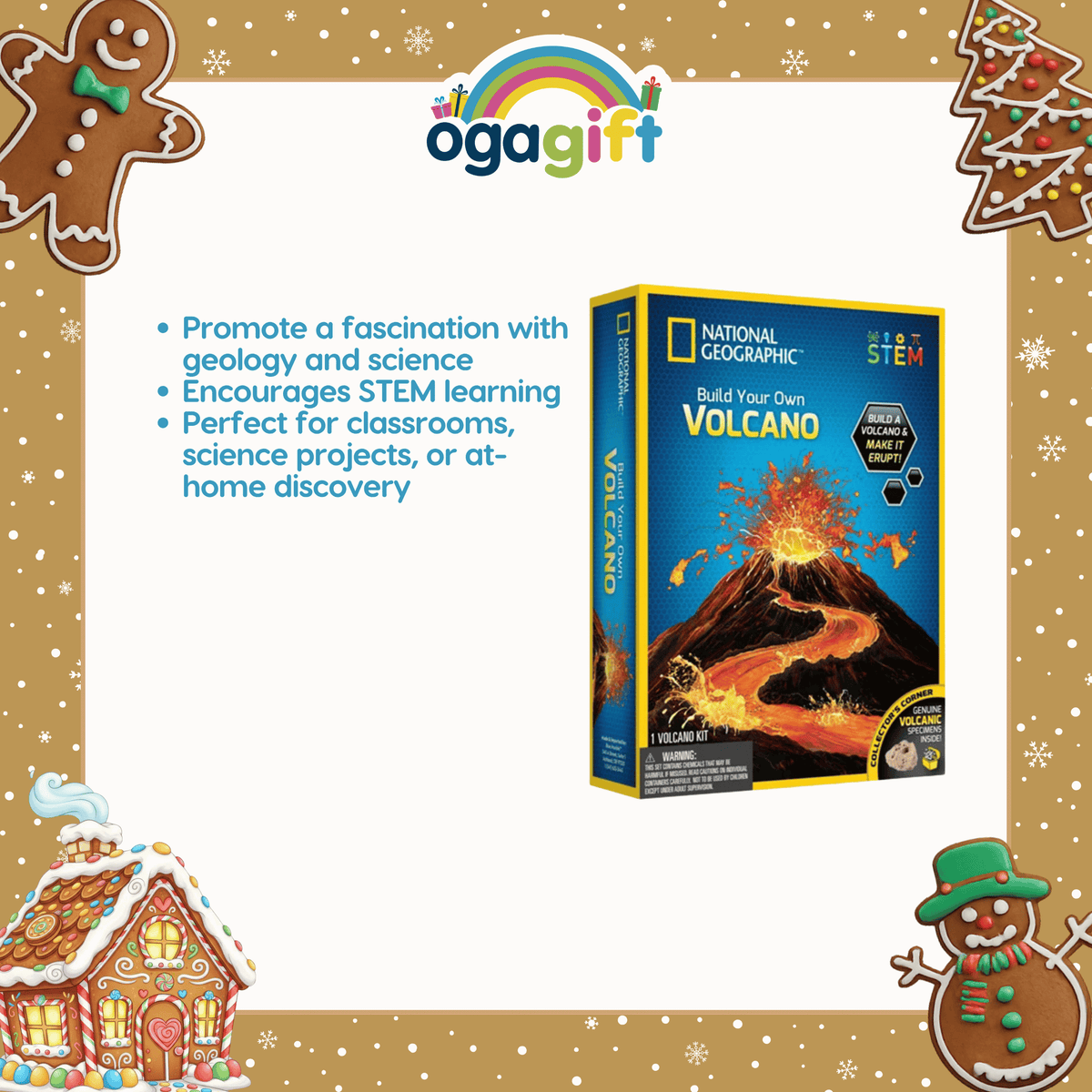 Gift Set - Nat Geo Volcano Science & Crayola Color Fun Kit 3