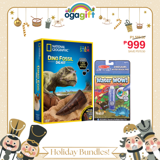 Ogagift Bundle Dinosaur Dig Kit + WATER WOW! DINOSAURS