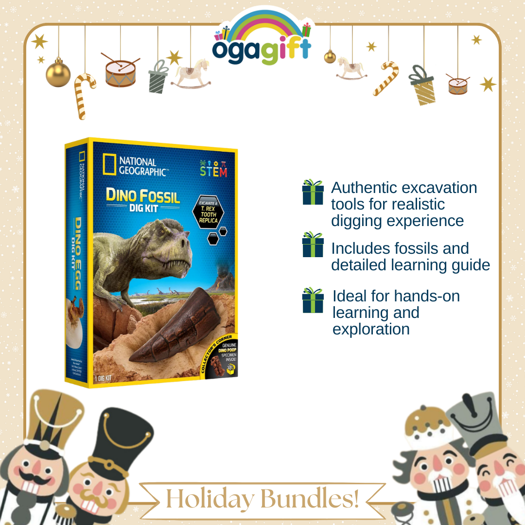 Ogagift Bundle Dinosaur Dig Kit + WATER WOW! DINOSAURS