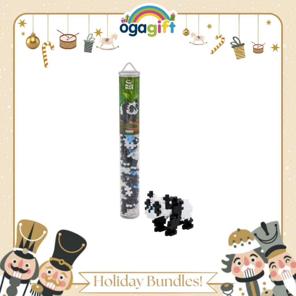 Ogagift Bundle Glow in the Dark Meteor + Plus-Plus Panda / 100 pcs Tube