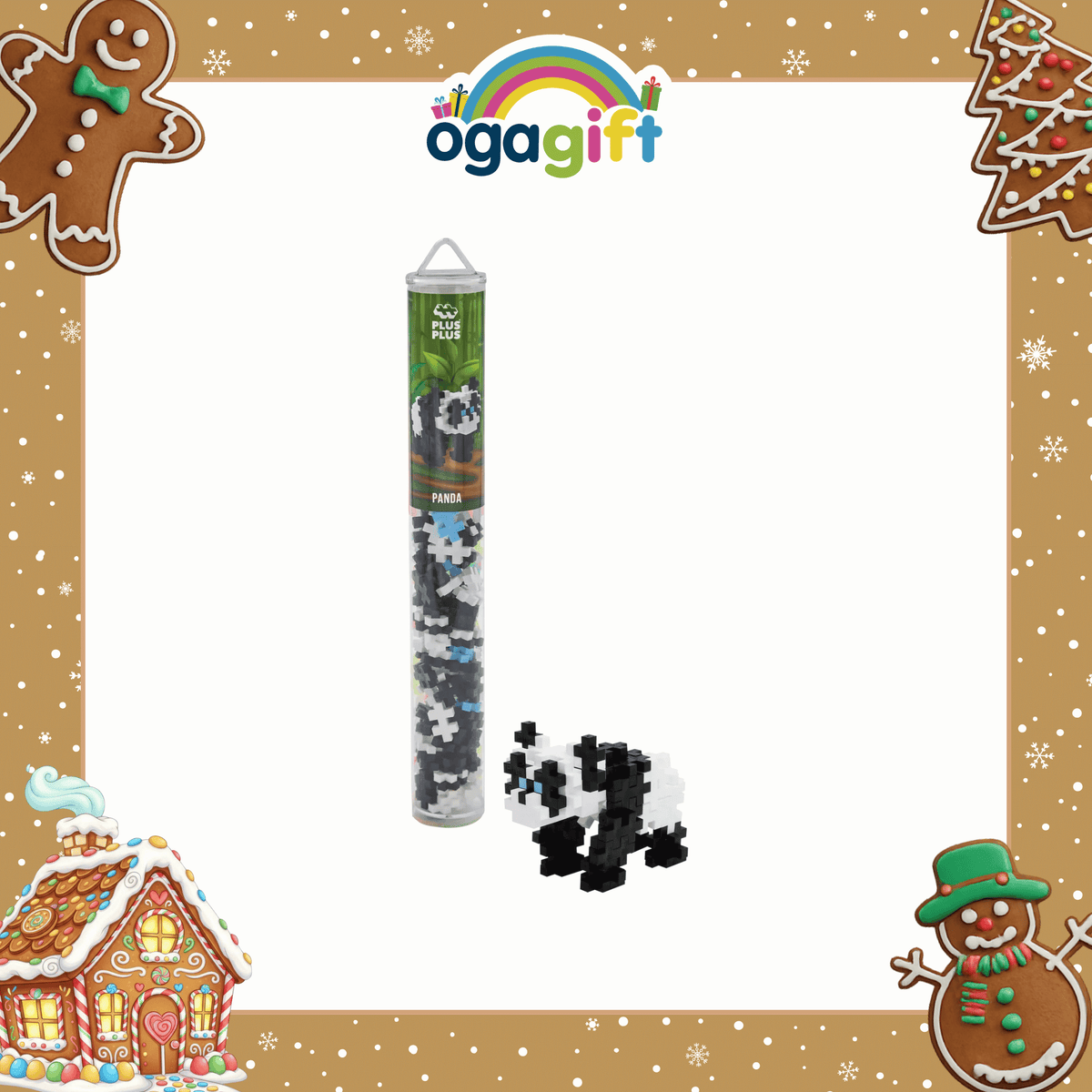 Ogagift Bundle Glow in the Dark Meteor + Plus-Plus Panda / 100 pcs Tube