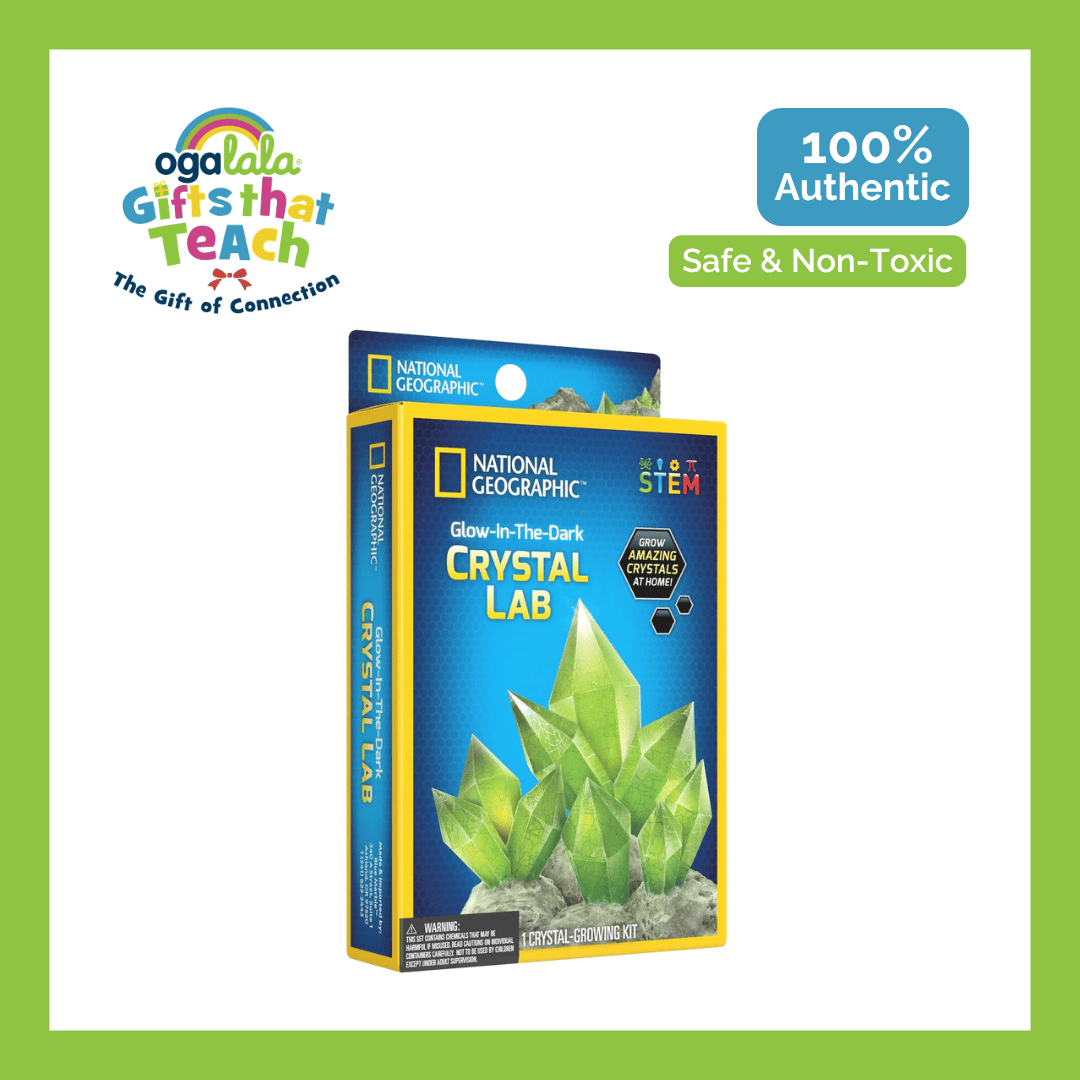 National Geographic Bundle Carded Slime Green + Impulse Crystal Grow + Waterproof Sands