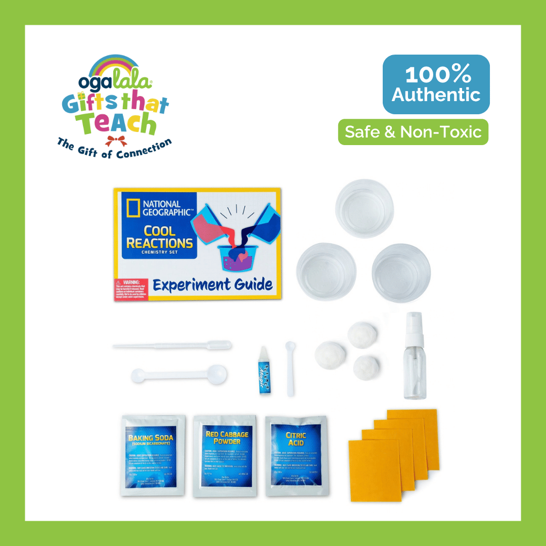 National Geographic Bundle Volcano + Cool Reactions Chemistry Kit