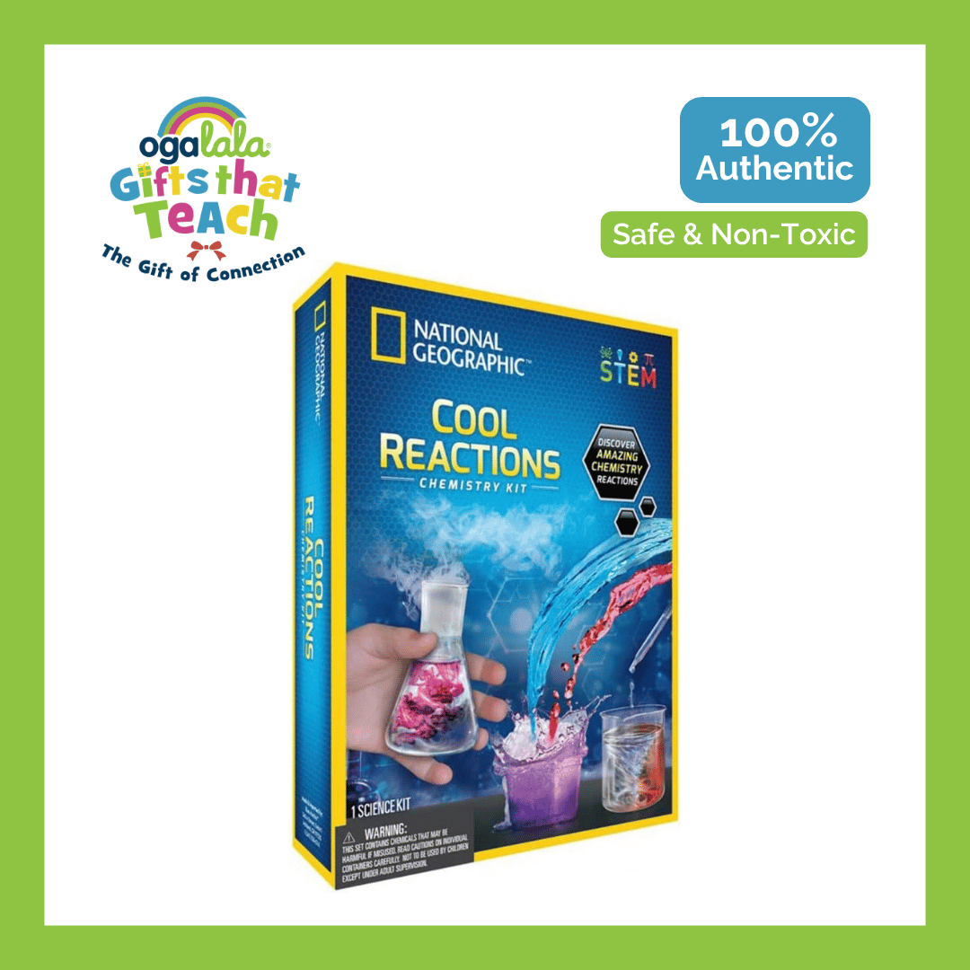 National Geographic Bundle Volcano + Cool Reactions Chemistry Kit