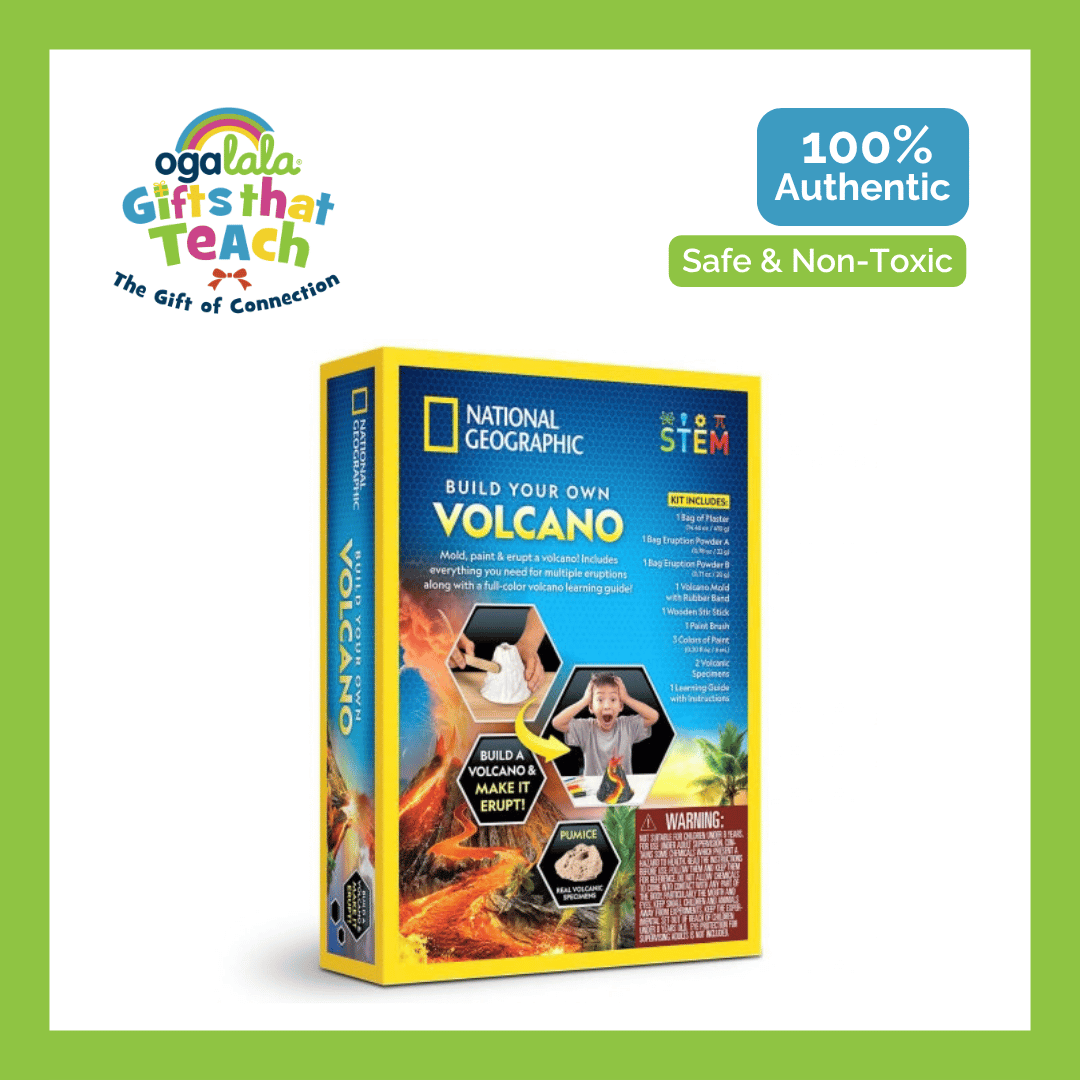 National Geographic Bundle Volcano + Cool Reactions Chemistry Kit
