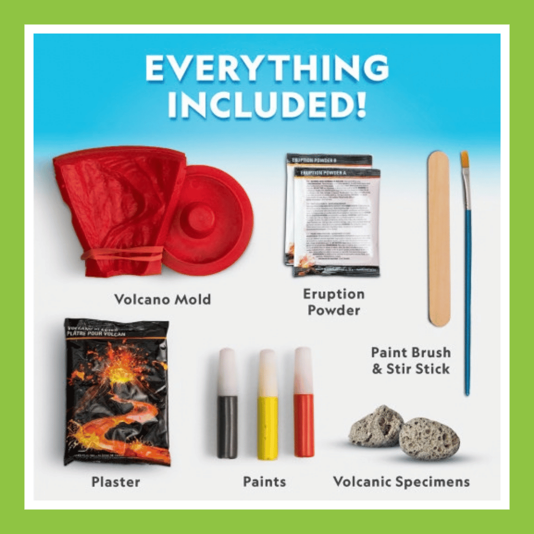 National Geographic Bundle Volcano + Cool Reactions Chemistry Kit
