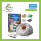 National Geographic Bundle Volcano + Space-Themed Dig Kit +  Ocean Play Sand (1lb)