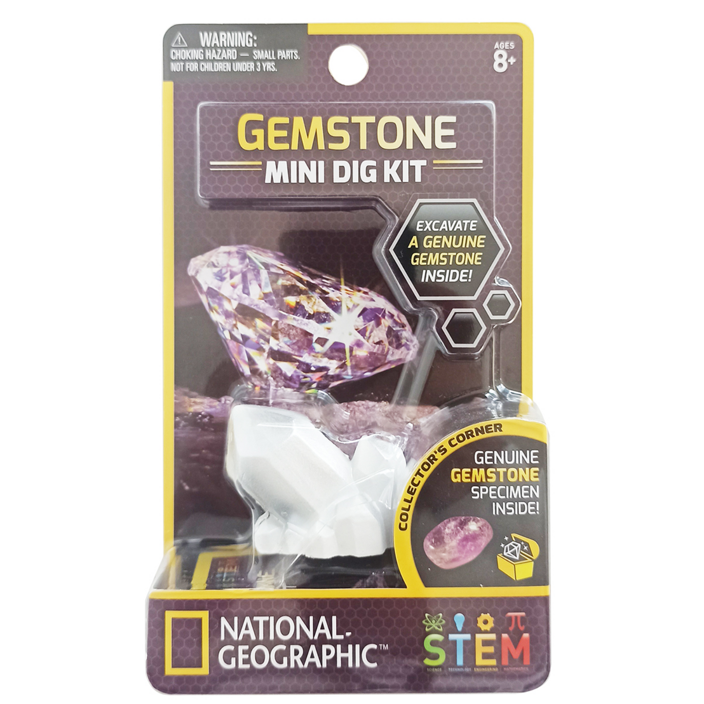 National Geographic Carded Mini Dig Gemstone