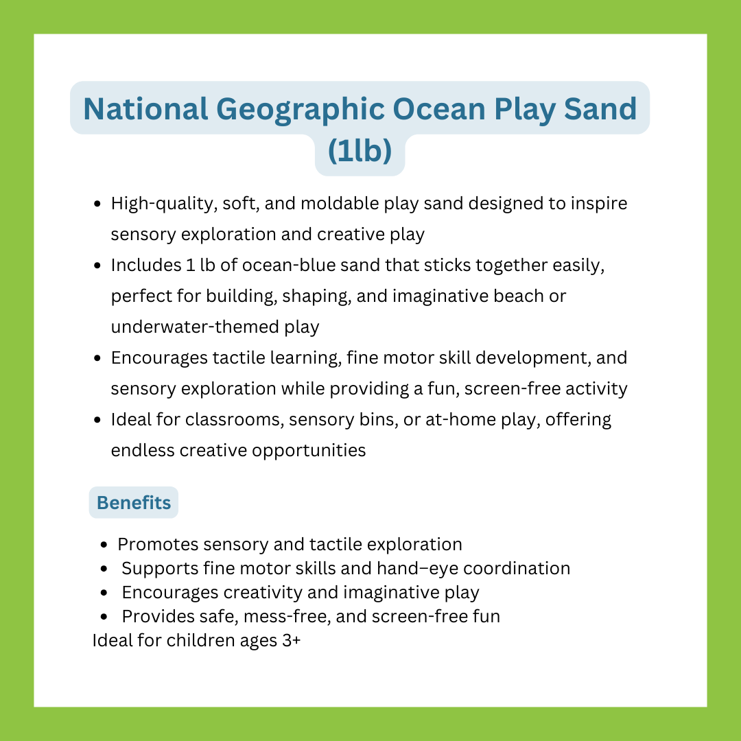 National Geographic Ocean Play Sand (1lb)