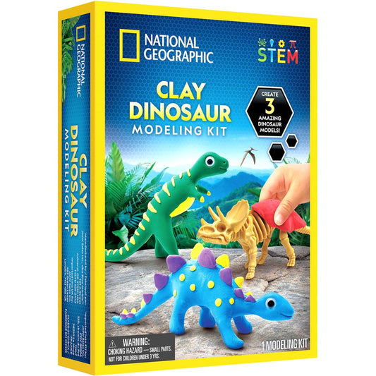 National Geographic Clay Dinosaur Modeling Kit   