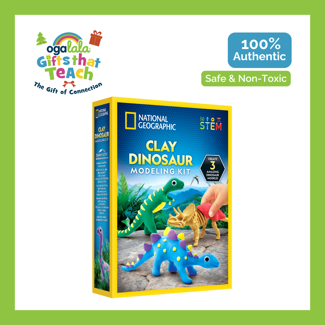 National Geographic Clay Dinosaur Modeling Kit   